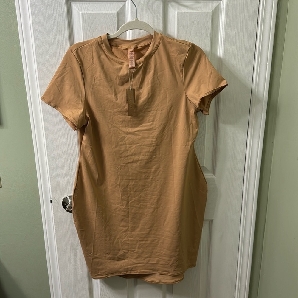 Skims signature swim tee  dress NWT